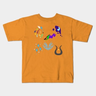 My little Pony - Villains of Equestria Cutie Mark (with Nightmare Rarity) Kids T-Shirt